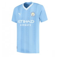 Camisa de time de futebol Manchester City Jeremy Doku #11 Replicas 1º Equipamento 2023-24 Manga Curta